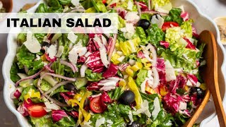 Italian Salad Recipe  Easy Salad Recipe [upl. by Gebler358]