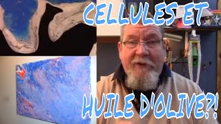 FAIRE DE CELLULES AVEC DE LHUILE DOLIVE EN COULAGE ACRYLIQUE [upl. by Brown]