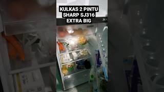 rekomendasi kulkas 2 pintu terbaik 2023 kulkas2pintu kulkassharp kulkas [upl. by Elocn]