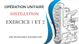 Opération Unitaire Distillation exercice 1 [upl. by Ynnelg]