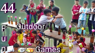 44 Fun Outdoor Games With Cheap Materials  Fun Games For Party [upl. by Rebe]