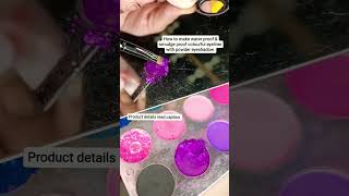 how to make colourful waterproof eyelineringlot duraline productknowledge makeuptricksandtips [upl. by Rodman]