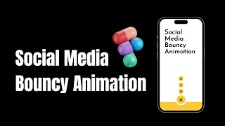 Animated social media button in Figma full tutorial [upl. by Karin]