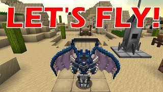 Minecraft Techmods  Lets Fly Elytra  Armourers Workshop  Modular PowerSuits [upl. by Ettenirt]