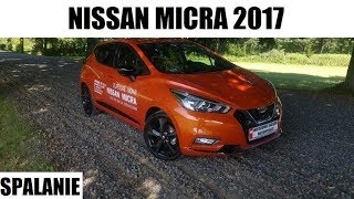 2017 Nissan Micra 09 90 PS Spalanie  Consumption [upl. by Matteo]