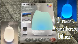 Ultrasonic Aromatherapy Diffuser ll I bought this from Lidl shop ll Finland [upl. by Yolanda]