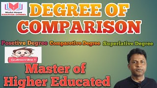 Degree of comparisonPositiveComparative amp Suparlative degree in English grammarDegree in eng [upl. by Iruyas]