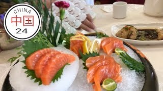 Chinese lunch for 38 USD  Guangdong Jiangmen city 2018 [upl. by Sigismundo]