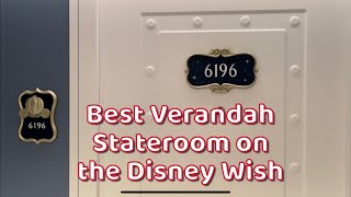 Best Verandah Stateroom on the Disney Wish [upl. by Donielle692]