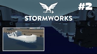 Adding An Engine To The Oil Tanker In Stormworks Stormworks Gameplay [upl. by Brainard]