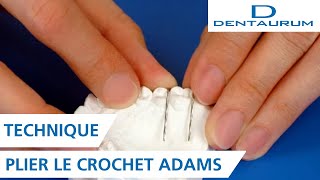 La technique de pliage le crochet Adams appareil dentaire [upl. by Patten]