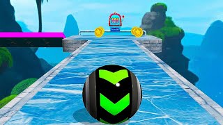 Sky Rolling Ball 3D Gameplay Speedrun All Levels 321 [upl. by Nilpik]