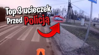 Top 3 Ucieczki Przed Policją Crossem  Motocykliści Vs Policja [upl. by Oyek939]