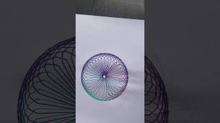 Spirograph designs scale easy drawing video trending viralreels [upl. by Yelhsa231]