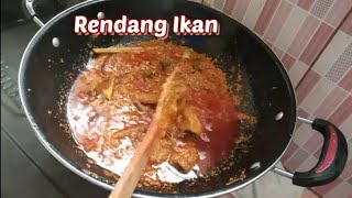 Ikan jangan hanya digoreng dibuat rendang tak kalah enaknya sama rendang daging [upl. by Yecrad122]