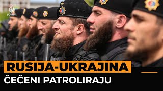 Zloglasna čečenska jedinica patrolira ukrajinskim nuklearnim gradom [upl. by Hannon]