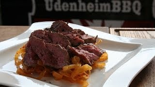 Rinderfilet auf TagliatelleBett mit Pesto Rosso [upl. by Mena]