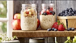 Overnight Oatmeal in a Jar  Tre Stelle [upl. by Mirak]