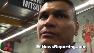 ponce de leon on watching maidana sparr for mayweather 2 fight  EsNews boxing [upl. by Rimas422]