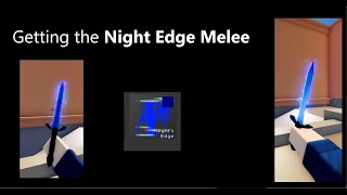 Getting the NIGHTS EDGE Melee in Arsenal  Roblox Arsenal Event [upl. by Winn894]