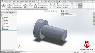 Tutoriels SolidWorks  Comment Faire quotChanfrein  Arrondie  Congéquot avec SolidWorks [upl. by Abroms]