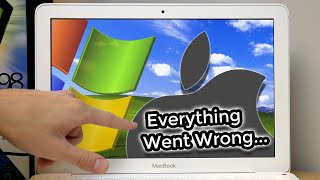 Installing Windows XP on the Touchscreen MacBook but Everything Goes Wrong [upl. by Greggs]