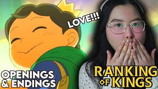 First Time Reacting to Ranking of Kings Opening amp Ending  New Anime Fan ANIME OP ED REACTION [upl. by Baillie]