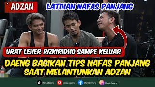 Adzan  Habis latihan Angkat Beban Langsgung Challange Angkat Suara  Rizki Ridho [upl. by Ayojal]