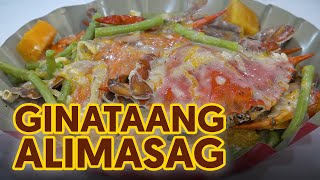 Ginataang Alimasag  Blue Crab with String Beans and Squash [upl. by Aynod]