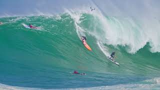 Waimea Bay Black Friday Swell 2023 [upl. by Atteuqnas540]