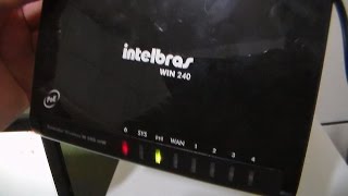 TUTORIAL RESETAR ROTEADOR WIN 240 WIRELESS INTELBRAS [upl. by Aniluap]