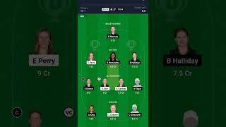 SS W vs PS W Dream11 Prediction Sydney Sixers Women vs Perth Scorchers Women Dream11 Team Today [upl. by Midis]