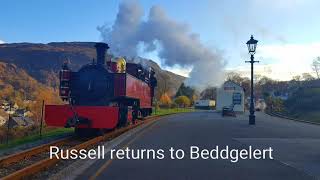 Russell returns to Beddgelert [upl. by Noicpecnoc]