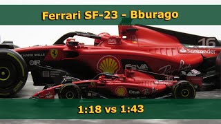 118 vs 143  Ferrari SF23  Charles Leclerc  F1 Season 2023  Bburago F1 model car [upl. by Klingel]