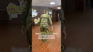 Esta Mujer Militar Sorprendió a su Hijo ❤️ [upl. by Divan]