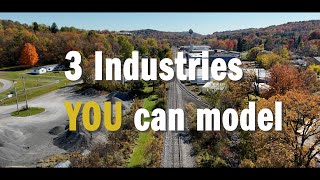 MODEL THESE 3 INDUSTRIES FOR YOUR RAILROAD [upl. by Nashbar]