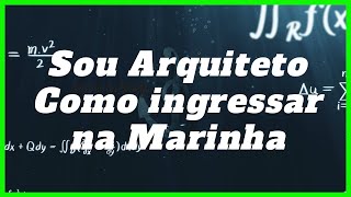 Arquiteto da Marinha o que faz [upl. by Joyan805]