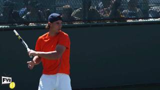 Closeup of Rafael Nadals strokes in HD slow motion  Indian Wells Pt 36 [upl. by Howes]