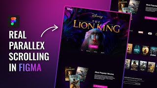 Figma Tutorial  Designing a full Website with Parallax Scroll Animation in figma [upl. by Anaet]