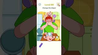 Change the diaper DOP 3 game level 195 [upl. by Gnep]