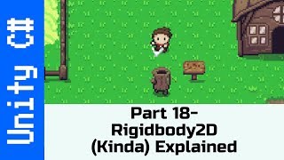 Part 18  A Brief Explanation of Rigidbody2D Make a game like Zelda using Unity and C [upl. by Hemetaf]