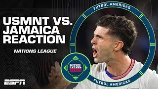 ‘DOMINANT THE ONLY WORD’ USMNT reach Nations League semifinals after win vs Jamaica  ESPN FC [upl. by Adonis956]