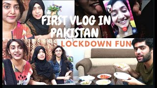 FIRST VLOG IN PAKISTAN  LOCKDOWN FUN WITH SIBLINGS  VLOG IN SINDHI  PAKISTAN  2020 [upl. by Fesuoy]