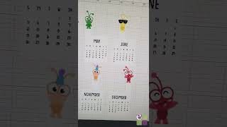 Cricut Desk Calendar  Print Then Cut [upl. by Silva426]