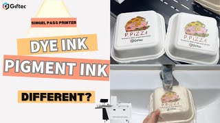 Single Pass Printer Pigment Ink Dye Ink Which print effect do you preferdigitalprinting ink [upl. by Giulietta]