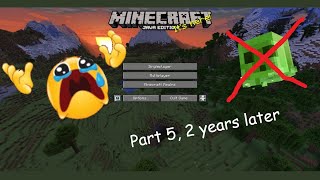 Minecraft Flatworld Part 5 TWO YEARS LATER [upl. by Seem]