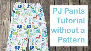 DIY PJ PANTS FOR BEGINNERS [upl. by Resarf606]