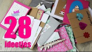 28x DIY kerstkaarten maken [upl. by Alleber]