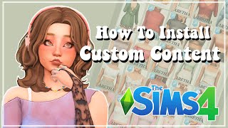 How To Download and Install Custom Content 🌱  The Sims 4 [upl. by Ylrrad]