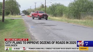 City of Harlingen plans to improve dozens of roads in 2025 [upl. by Pump736]